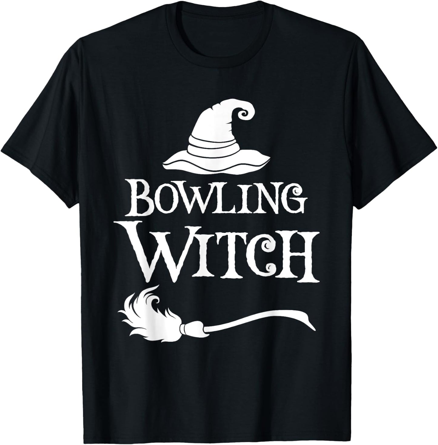 Bowling Witch Halloween Costume Shirt T-Shirt - T-Shirt | Black