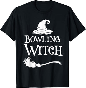 Bowling Witch Halloween Costume Shirt T-Shirt - T-Shirt | Black