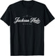 Jackson Hole Wyoming WY Graphic Skis Vintage Retro T-Shirt - T-Shirt | Black