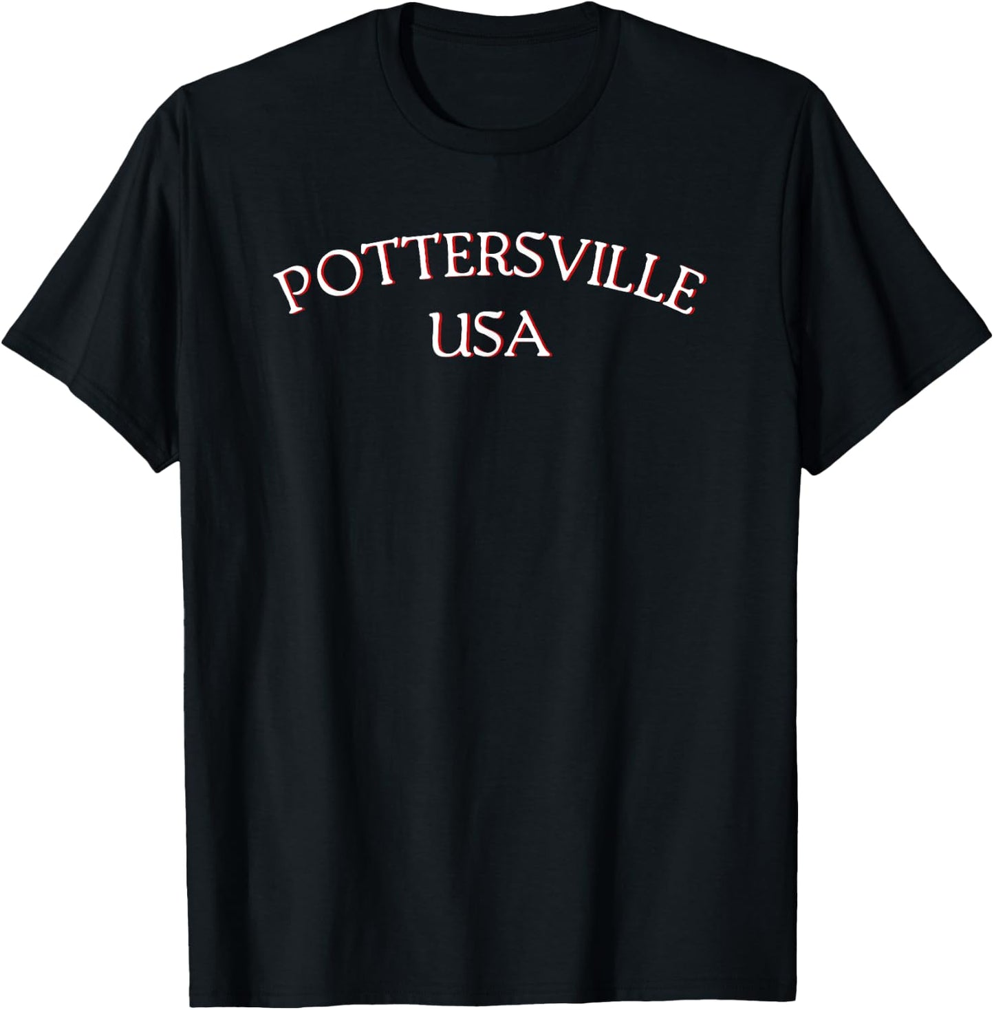 Pottersville Vintage Christmas Classic It's a Wonderful Life T-Shirt - T-Shirt | Black