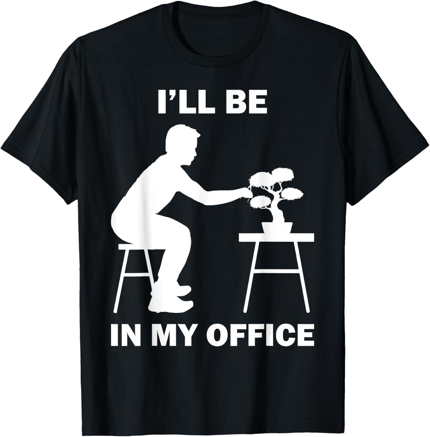 Funny Bonsai Tree Design Women Japanese Gardening T-Shirt - T-Shirt | Black