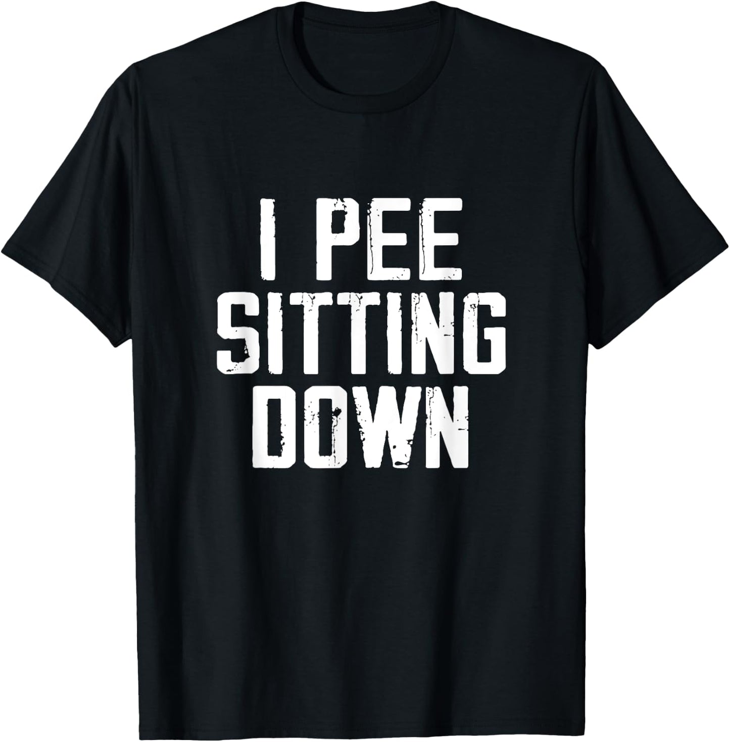 I Pee Sitting Down Pet Sitting Pet Sitter Dog Sitting Animal Women T-Shirt - T-Shirt | Black