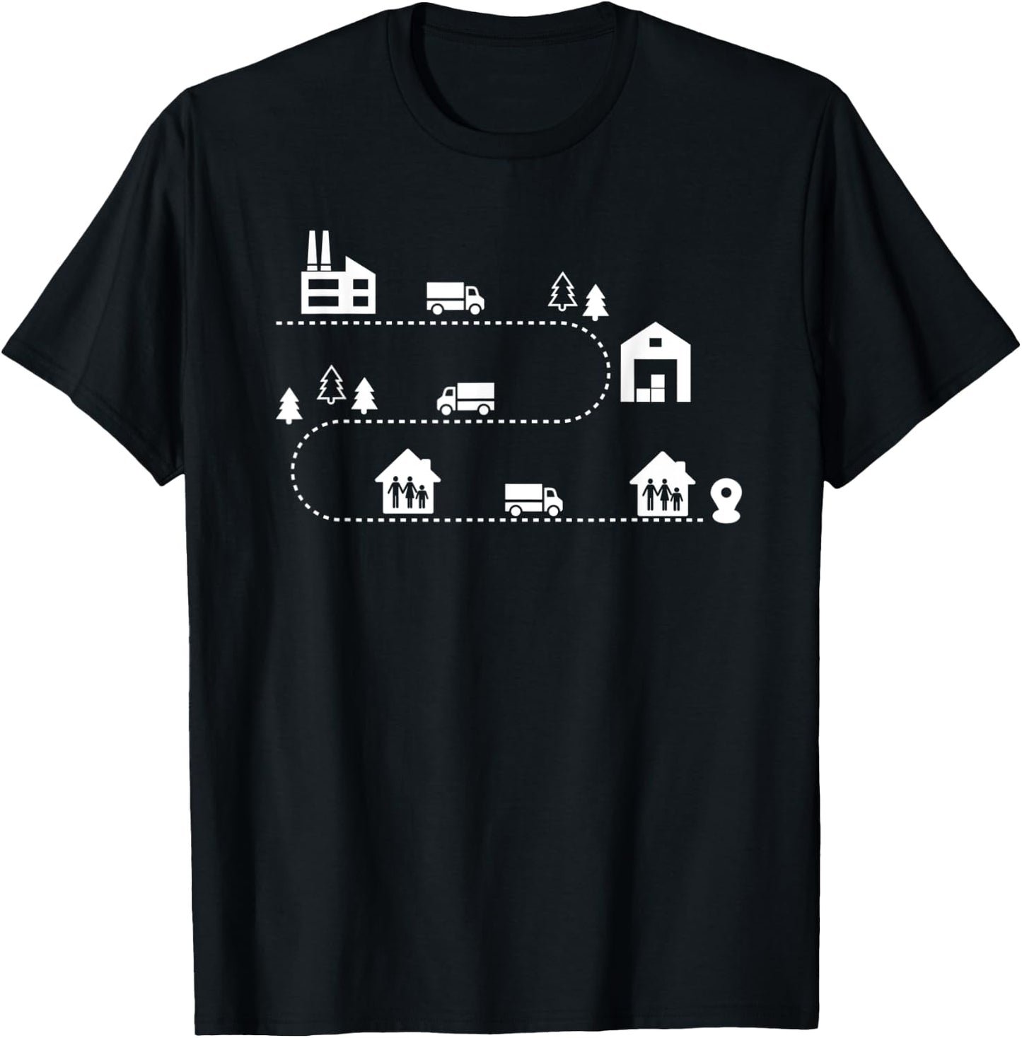 Logistics T-Shirt - T-Shirt | Black