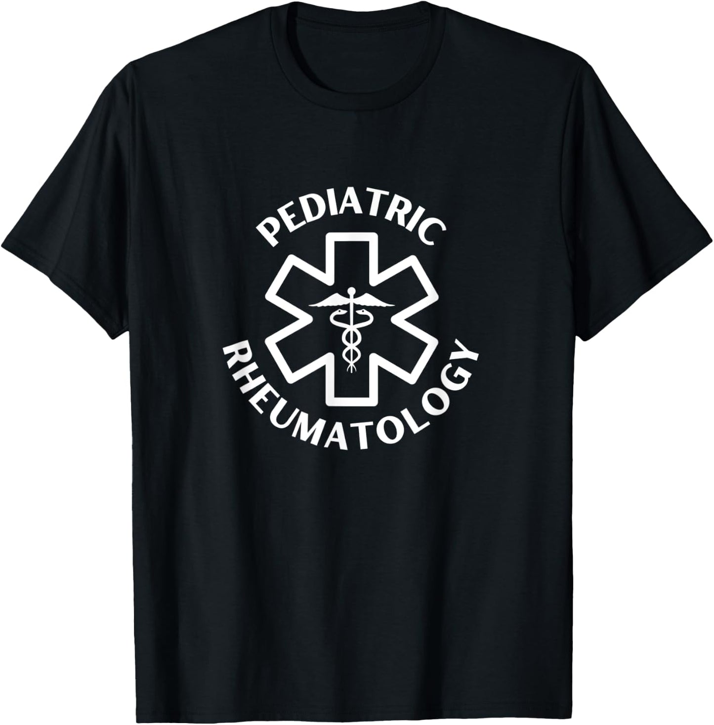 Pediatric Rheumatology Doctor Nurse Medical Caduceus T-Shirt - T-Shirt | Black