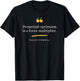 Colin Powell Leadership Quote Perpetual Optimism T-Shirt - T-Shirt | Black