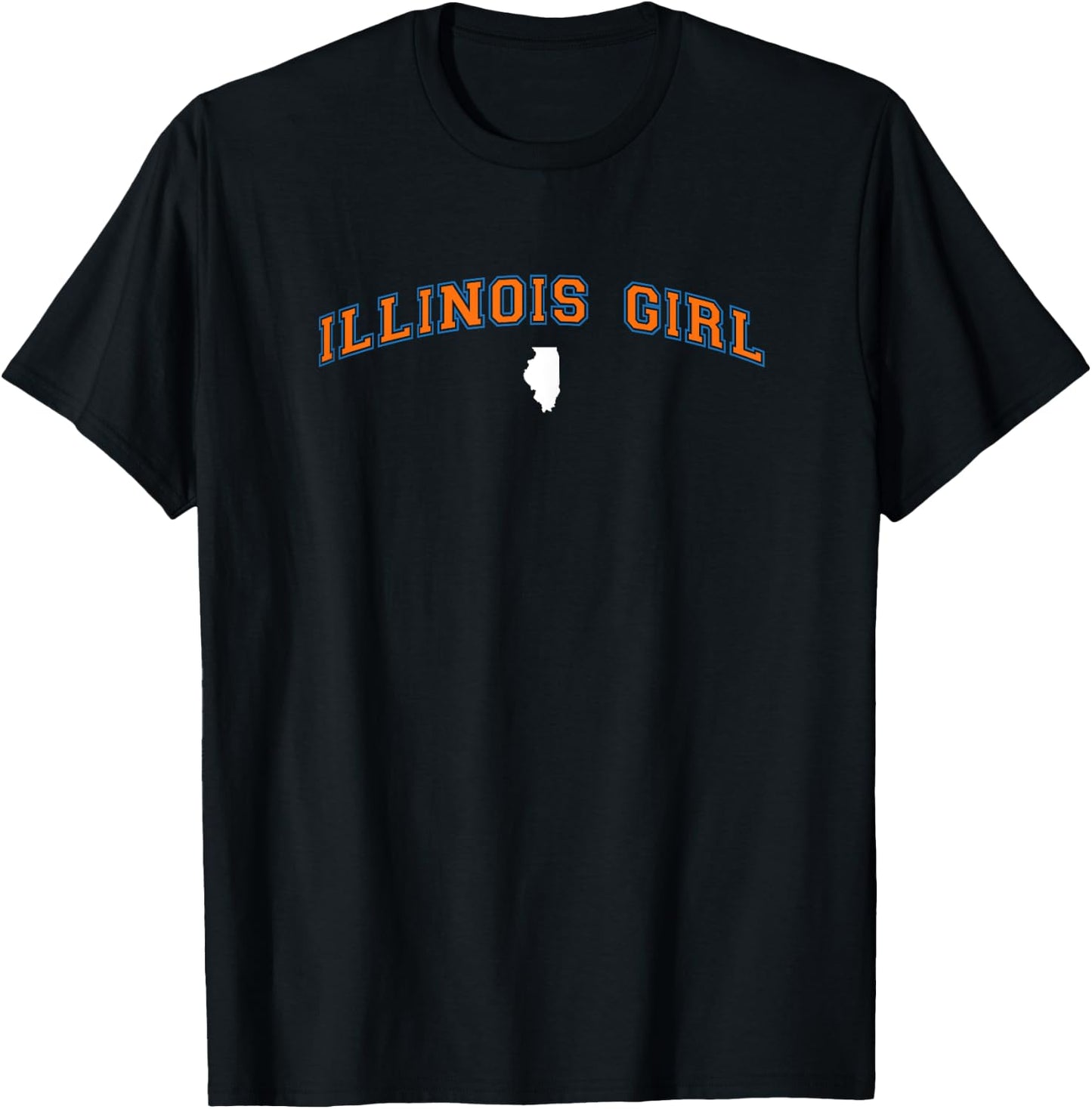 Illinois Girl Illini T-Shirt - T-Shirt | Black