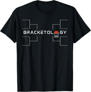 BRACKETOLOGY March is for Basketball Brackets and Betting T-Shirt - T-Shirt | Black