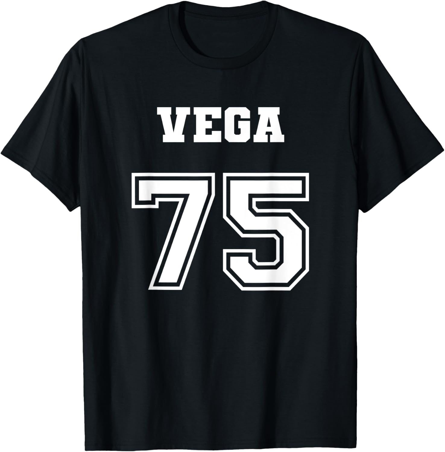 Jersey Style 1975 75 Vega Vintage Drag Racing Car T-Shirt - T-Shirt | Black