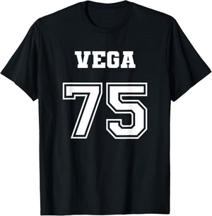 Jersey Style 1975 75 Vega Vintage Drag Racing Car T-Shirt - T-Shirt | Black