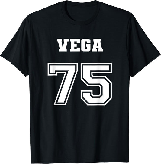 Jersey Style 1975 75 Vega Vintage Drag Racing Car T-Shirt - T-Shirt | Black