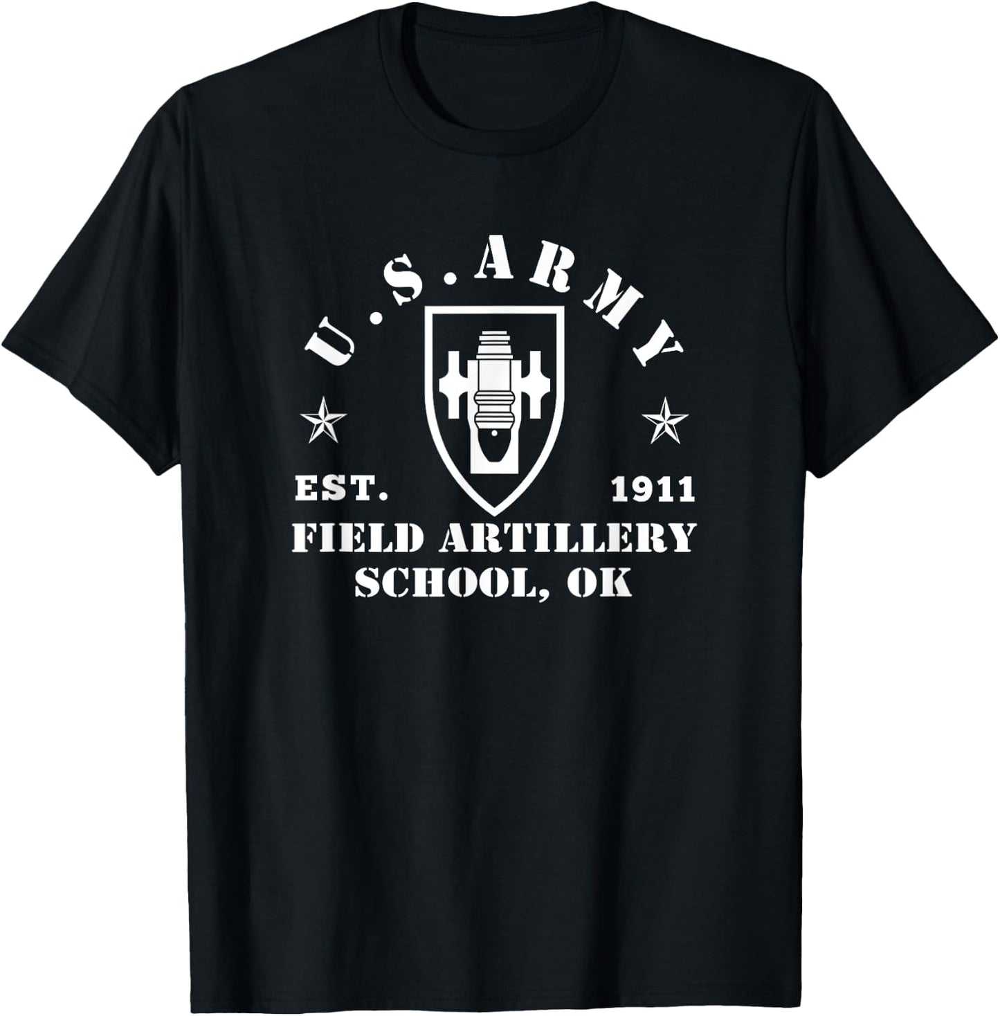 Fort Sill Ok Field Artillery School King Of Battle T-Shirt - T-Shirt | Black