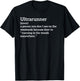 Ultrarunner Definition Funny Ultra Runner T-Shirt - T-Shirt | Black