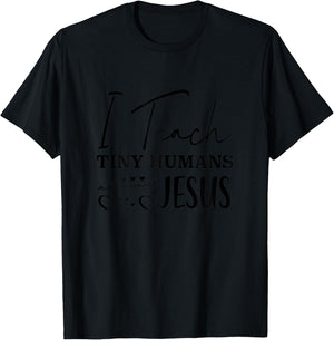 Funny Christian Teacher Design Humor Cool Christian Teacher T-Shirt - T-Shirt | Black