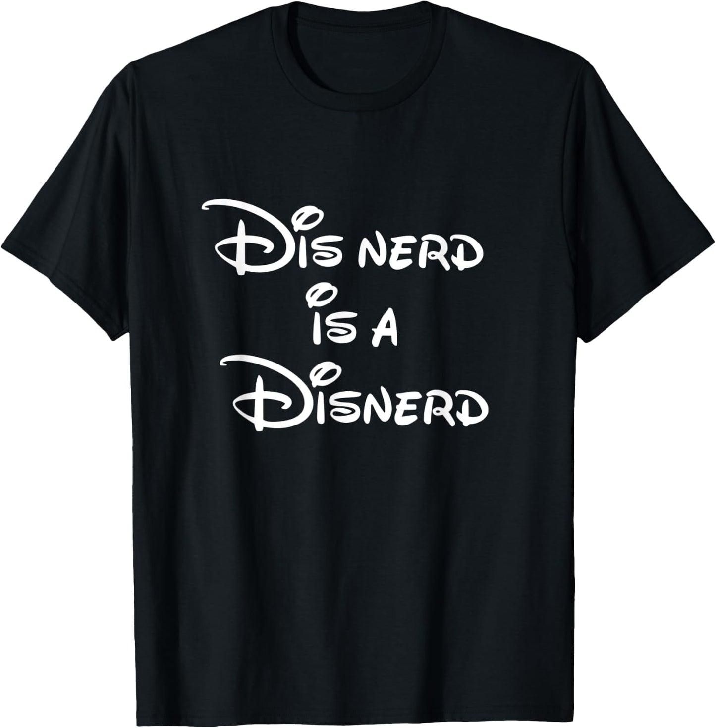 Dis Nerd Is A Disnerd Fairytale T-Shirt - T-Shirt | Black