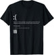 Bluescreen Of Death Blue Screen Error Computer Programming T-Shirt - T-Shirt | Black