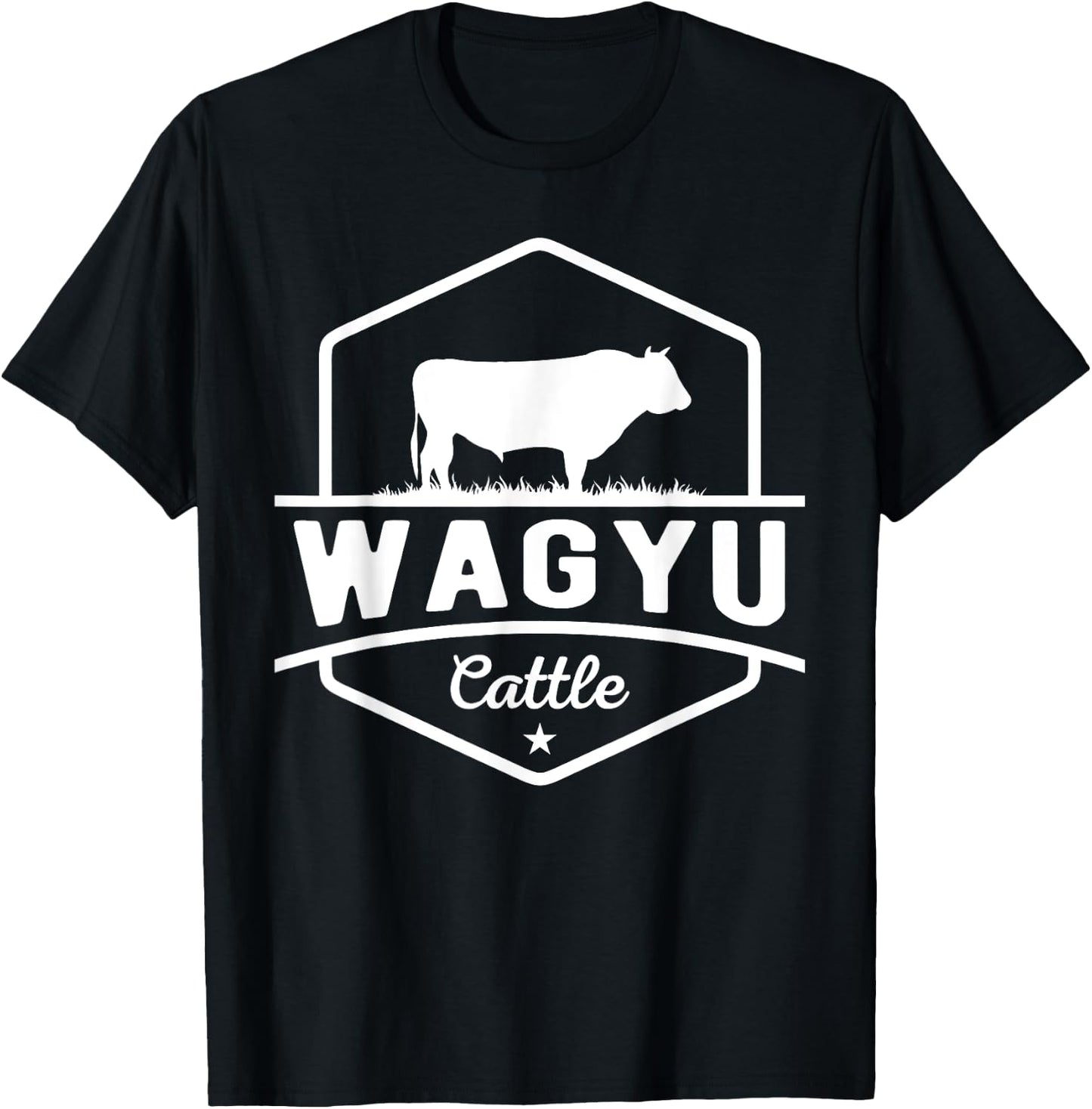 Cow Farmer - Wagyu Cattle T-Shirt - T-Shirt | Black