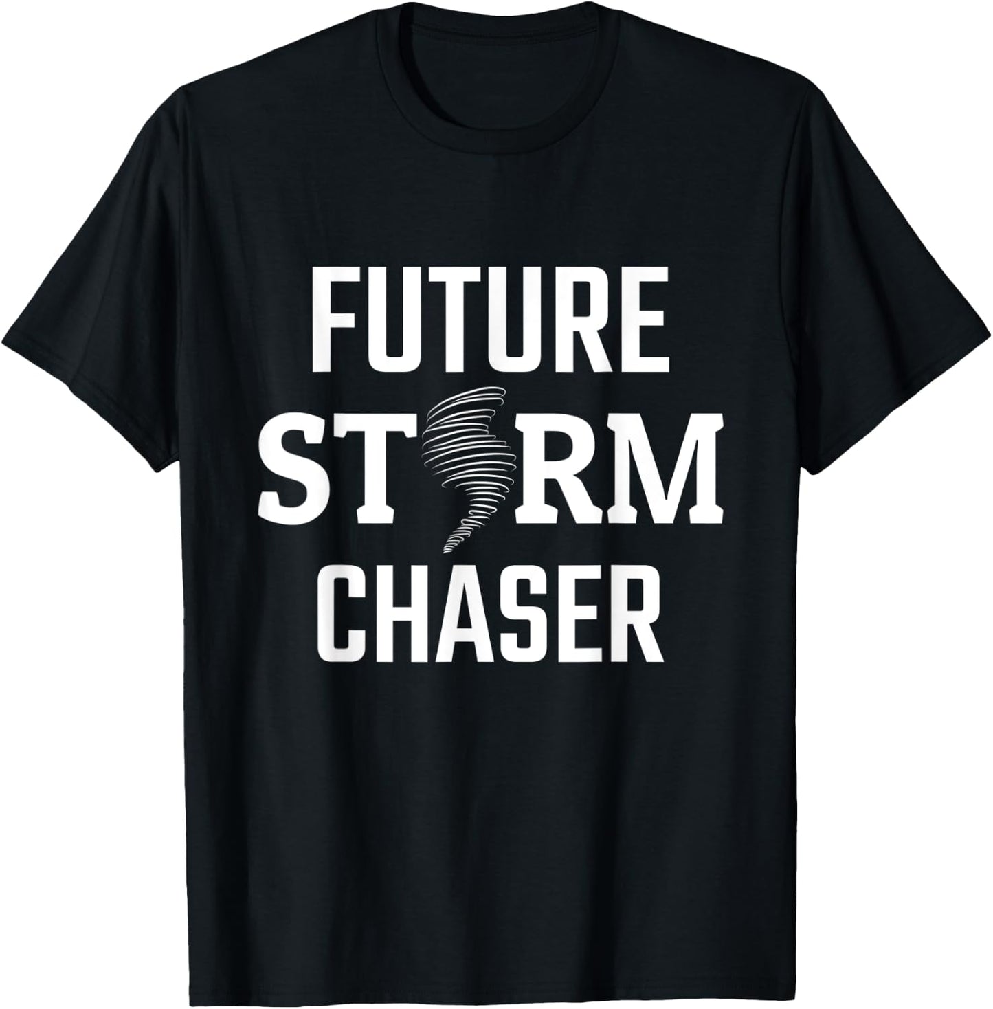 Storm Chasing Future Storm Chaser Kids Tornado Chaser T-Shirt - T-Shirt | Black