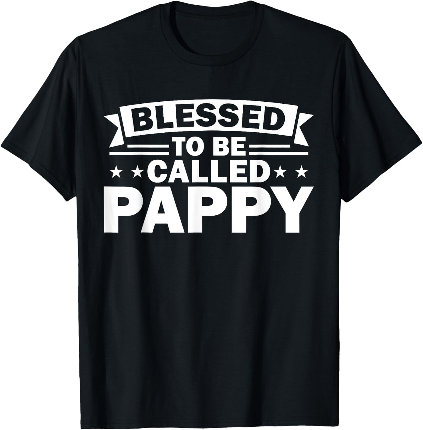 Blessed to be called Pappy Pappy T-Shirt - T-Shirt | Black