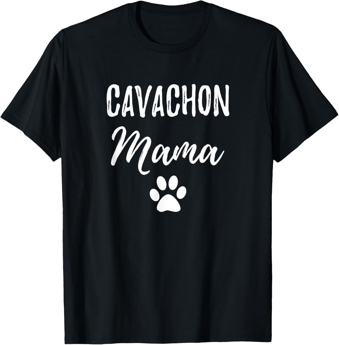 Cavachon Mama Funny Dog Mom Gift Mothers Day T-Shirt - T-Shirt | Black