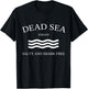Dead Sea Salty Shark Free Funny Jordan Travel T-Shirt - T-Shirt | Black