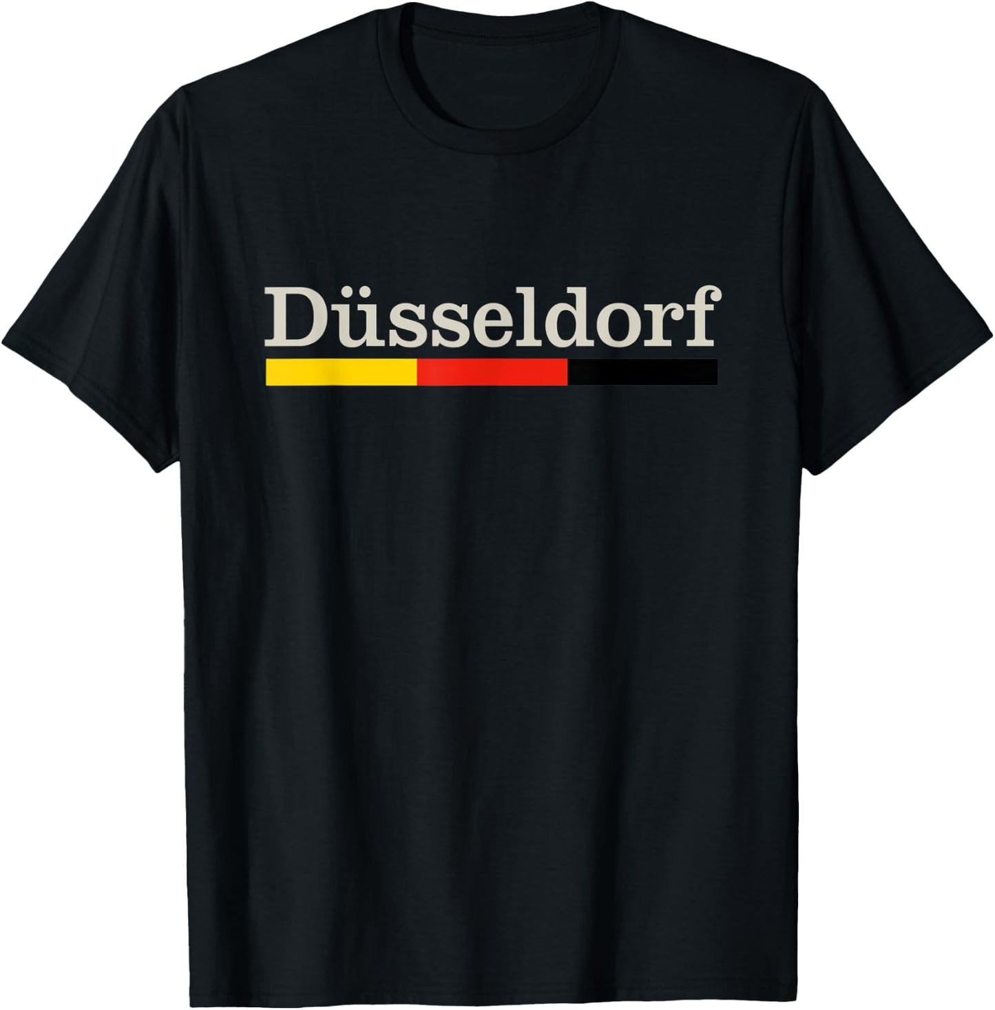 Düsseldorf City Gift Düsseldorf Souvenir T-Shirt - T-Shirt | Black