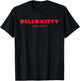 Hello Kitty Classic Logo in Japanese Shirt T-Shirt - T-Shirt | Black