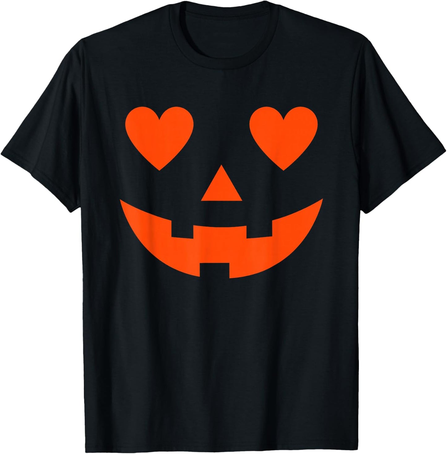 Jack O Lantern Face Girls Women Pumpkin Halloween Costume T-Shirt - T-Shirt | Black