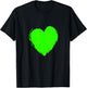 Big Green Heart Celebration Design for St Patricks Day T-Shirt - T-Shirt | Black