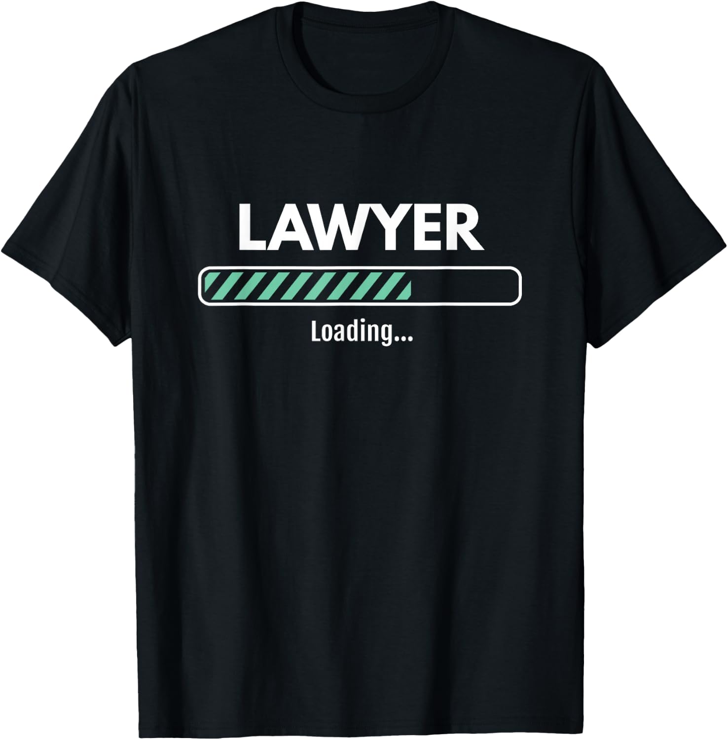 Lawyer Loading Studying Law School T-Shirt - T-Shirt | Black