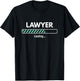 Lawyer Loading Studying Law School T-Shirt - T-Shirt | Black