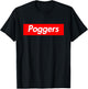 Poggers Frog Meme T-Shirt - T-Shirt | Black