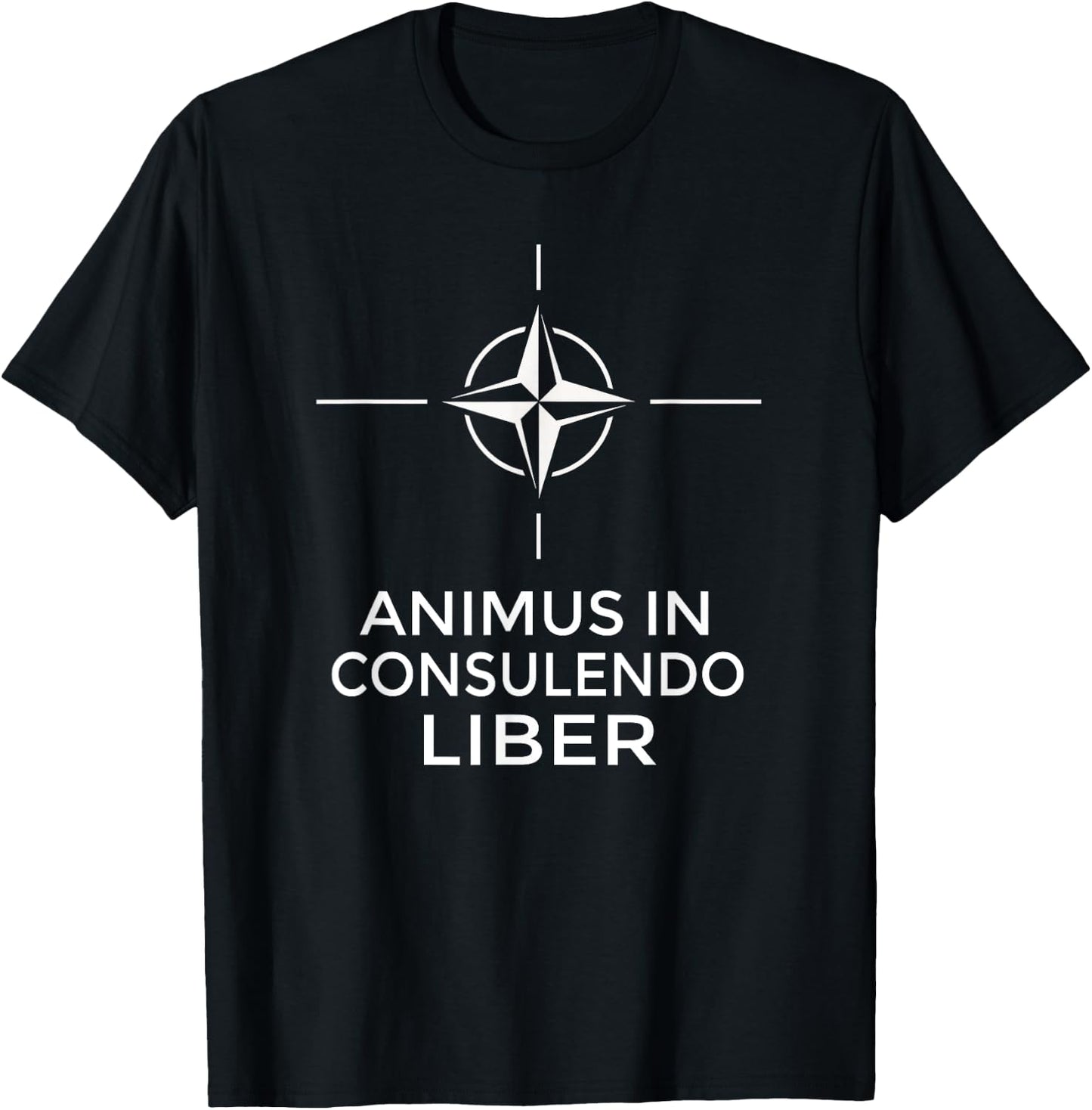 NATO OTAN North Atlantic Treaty Organization Motto T-Shirt - T-Shirt | Black