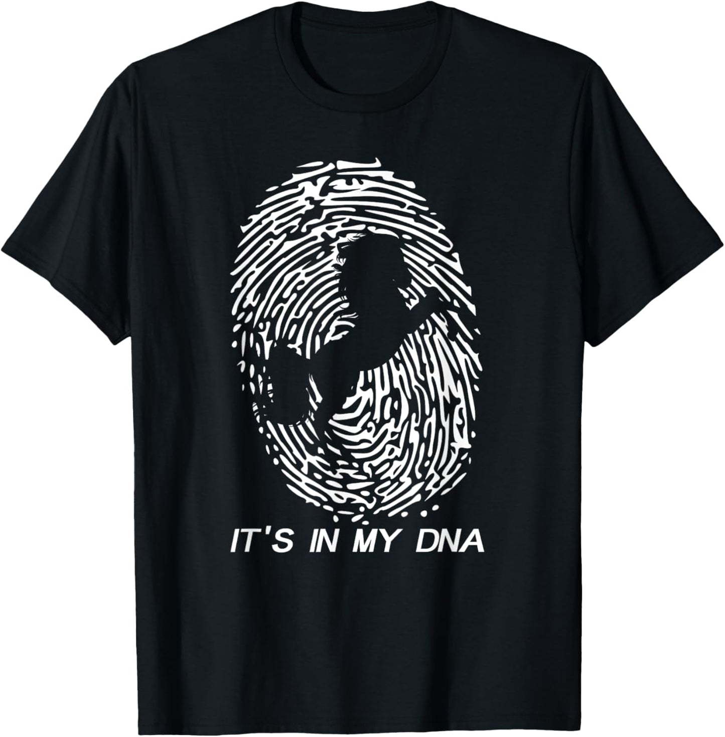 Horse - It's in My DNA Shirt Gift Ride Riding T-Shirt - T-Shirt | Black