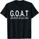 G.O.A.T Greatest of all the time T-Shirt - T-Shirt | Black