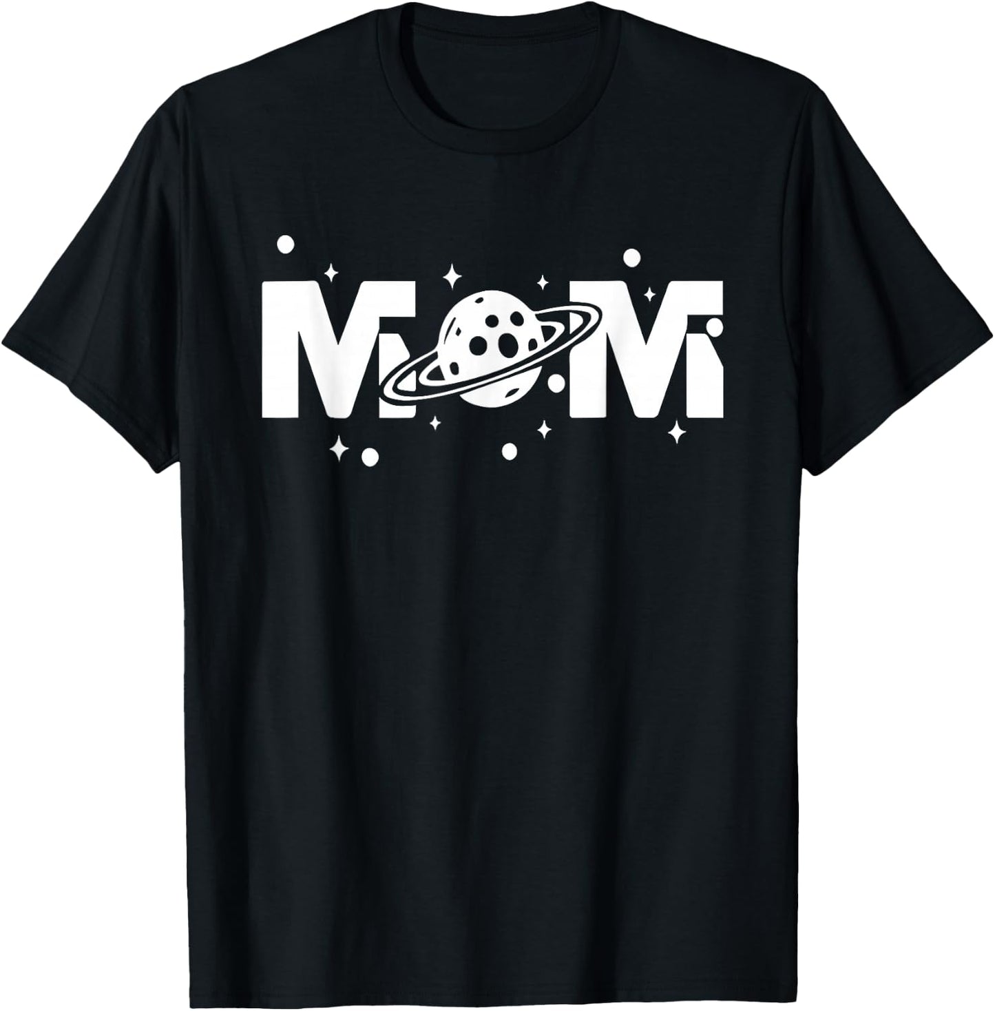 Mom Space Astronaut Mom Mama Momlife Mother's Day Present T-Shirt - T-Shirt | Black