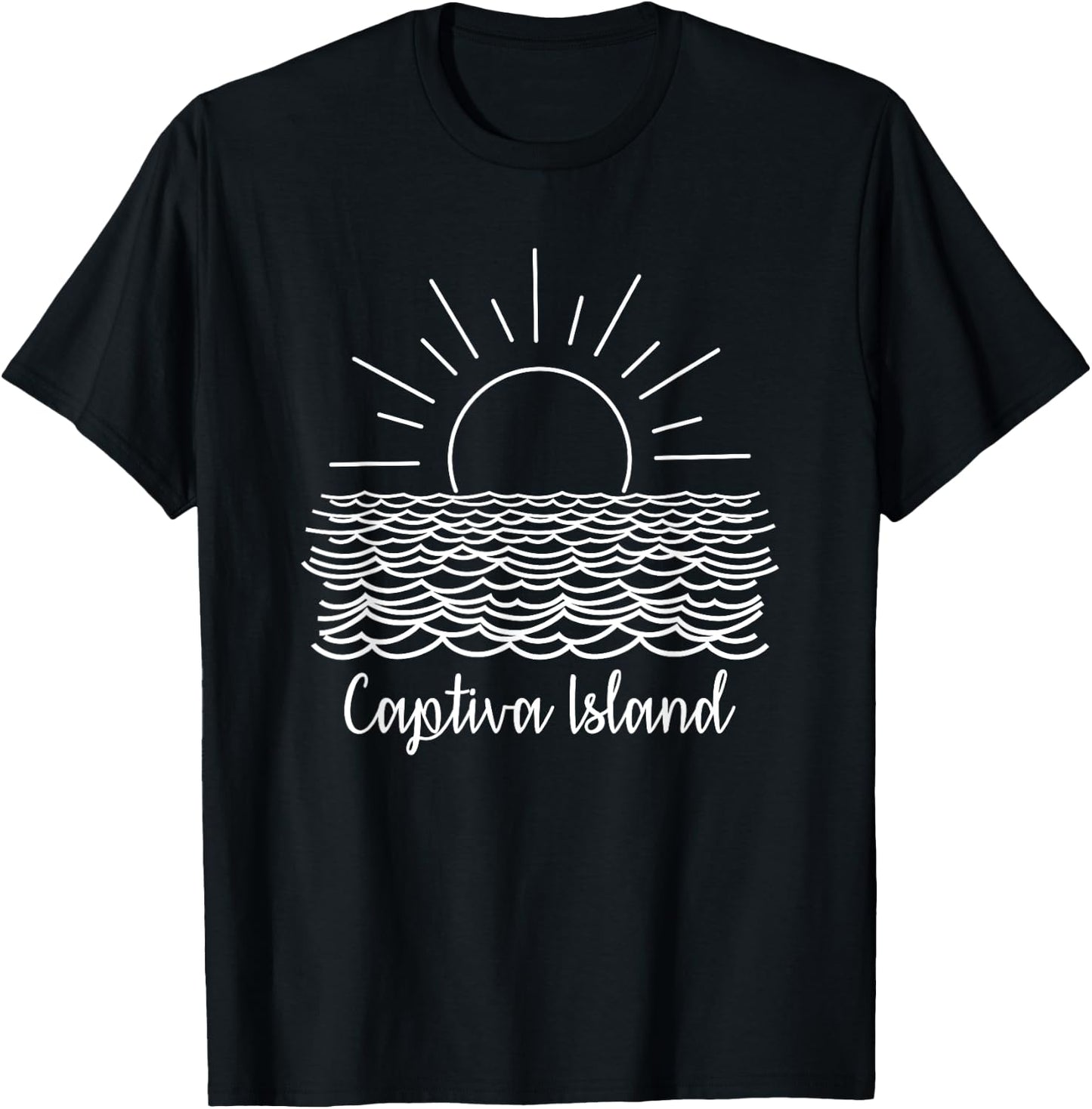 Captiva Island Souvenir or Group Vacation Gift T-Shirt - T-Shirt | Black