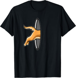 Matching Couple Cat Lover Funny Portal Animal & Her T-Shirt - T-Shirt | Black