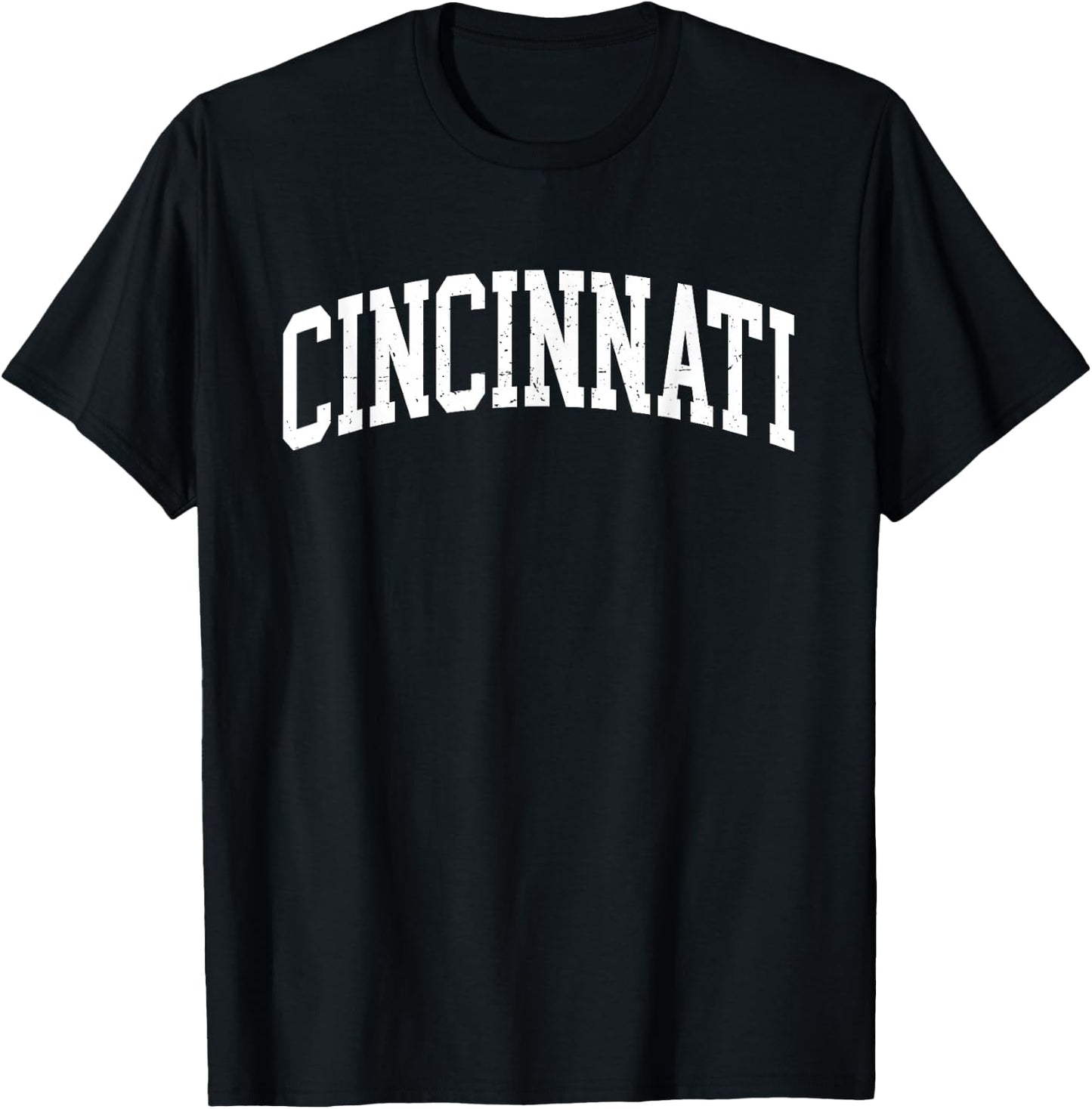 Vintage Cincinnati Ohio Retro Throwback boys girls souvenir T-Shirt - T-Shirt | Black