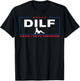 DILF Damn I Love Freedom Pro Donald Trump Fat Trucker Guy T-Shirt - T-Shirt | Black