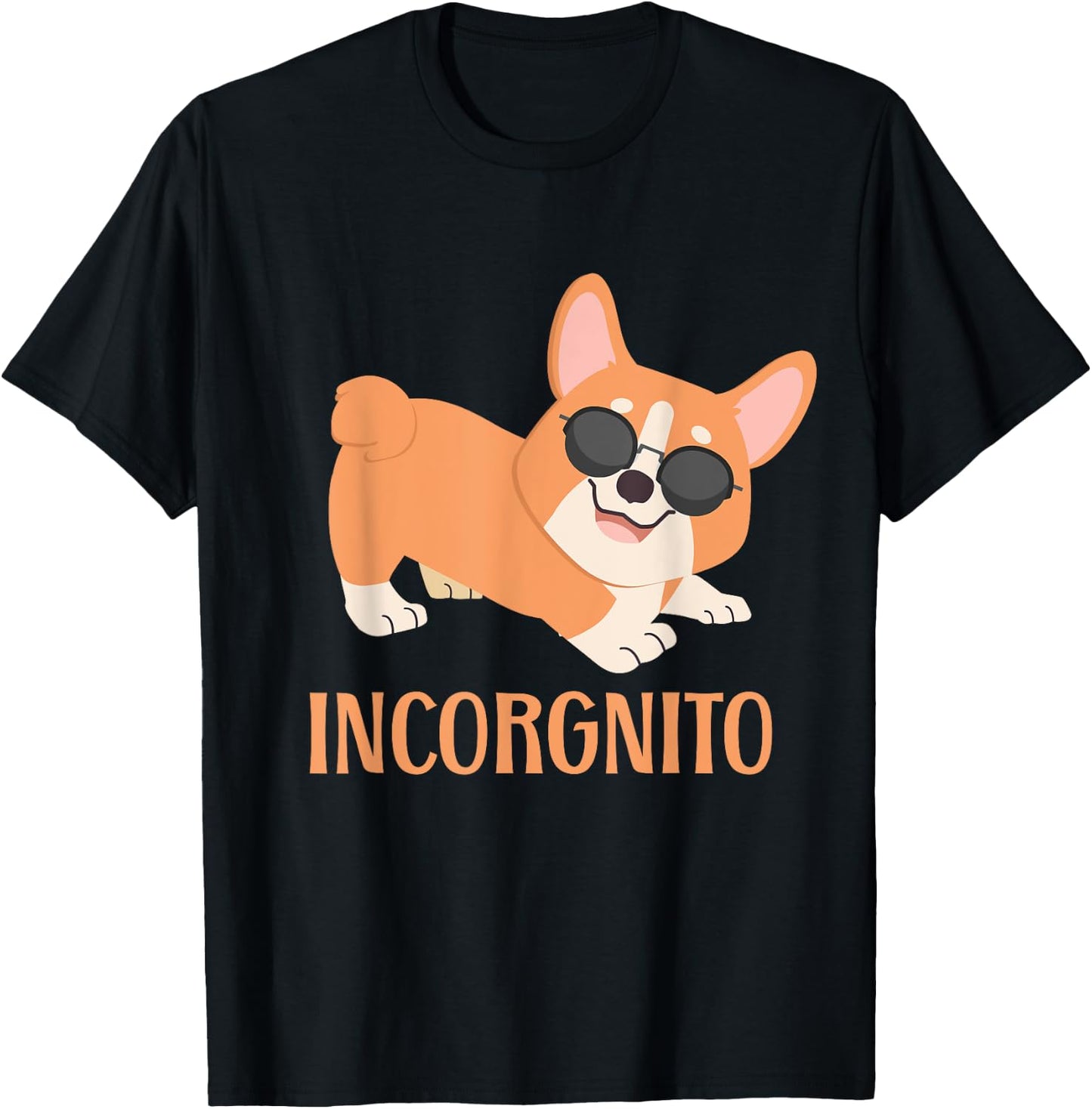 Incorgnito | Welsh Corgi Owner Funny Dog Lover T-Shirt - T-Shirt | Black