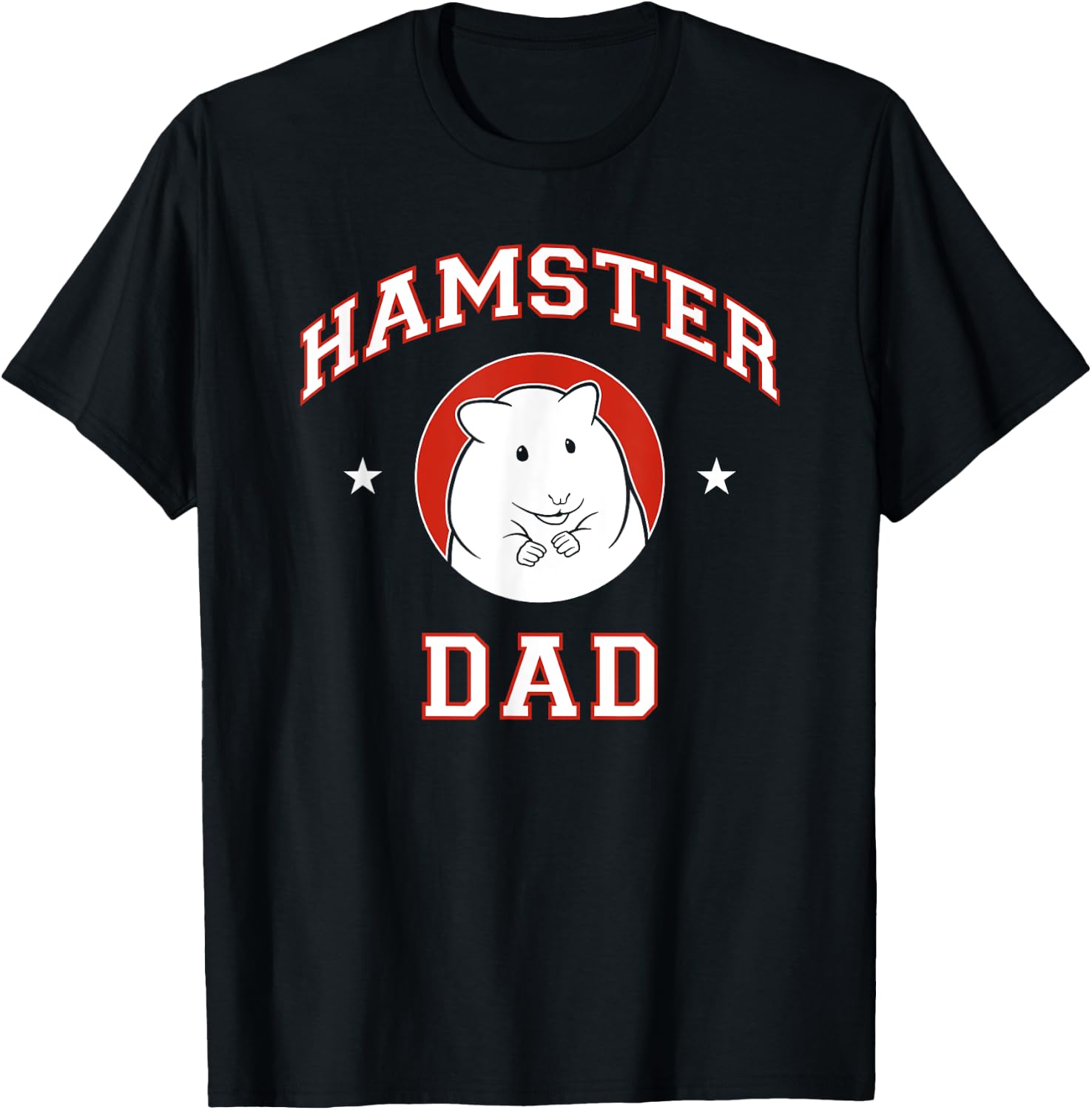 Hamster Dad T-Shirt - T-Shirt | Black