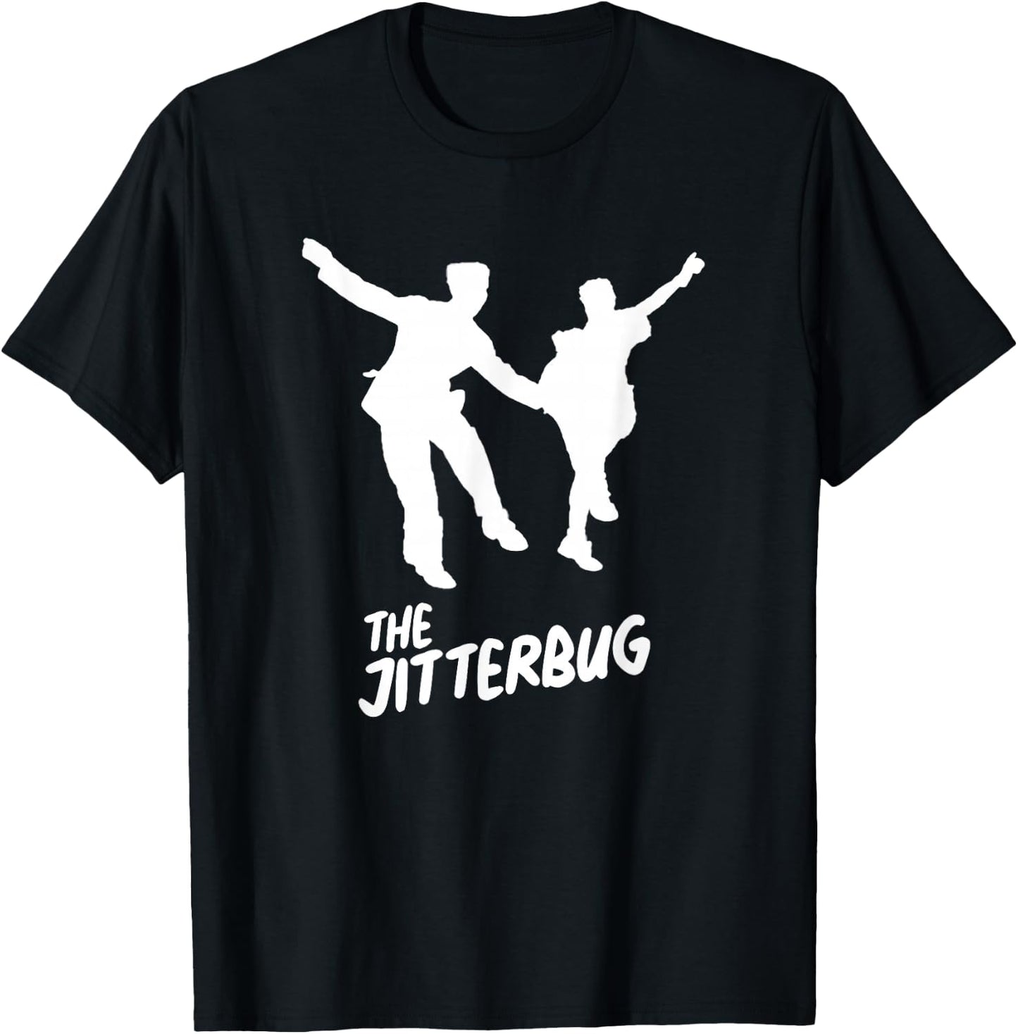 1930s DANCE Craze | THE JITTERBUG Dance Move T-Shirt - T-Shirt | Black