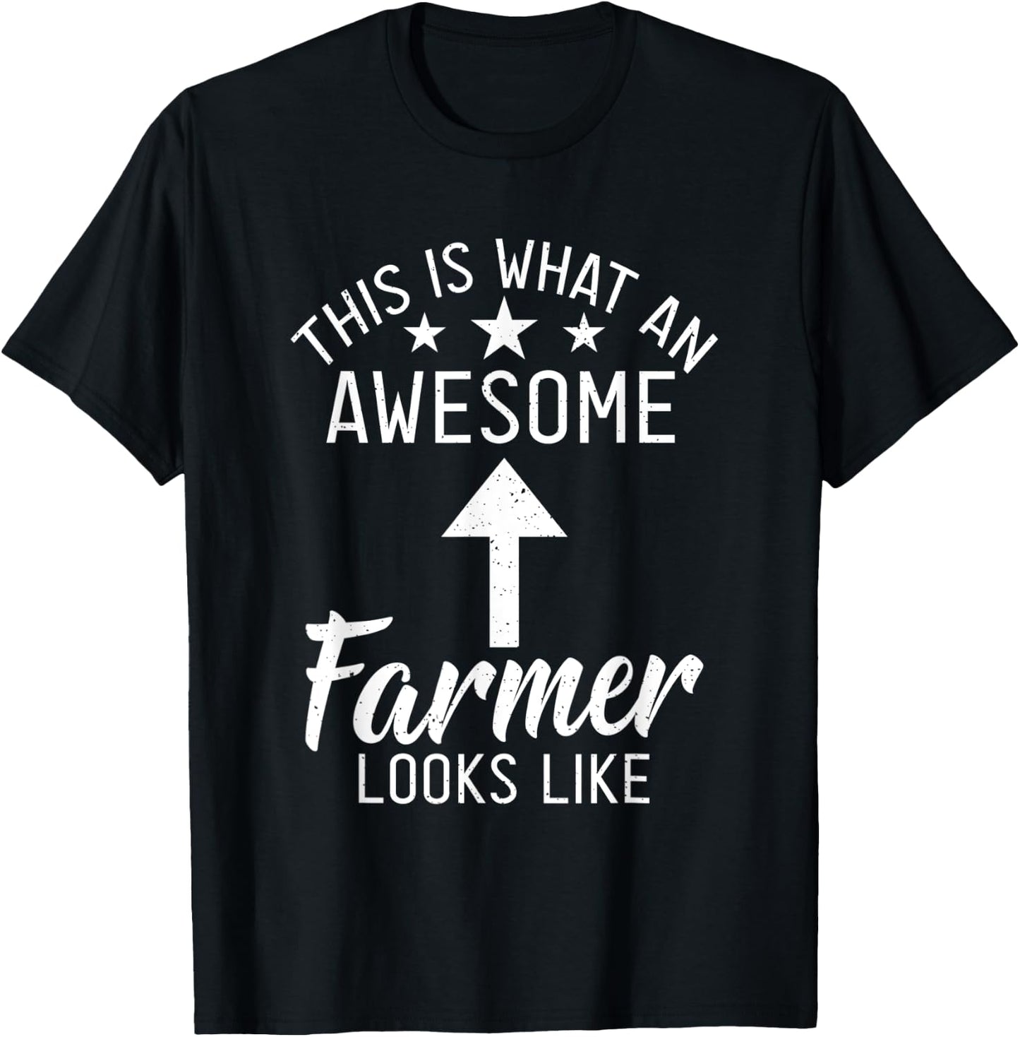 This is what an awesome Farmer looks like Farm Lover Farming T-Shirt - T-Shirt | Black
