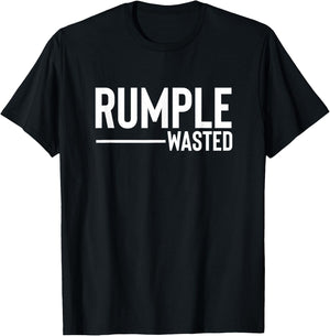Rumple Wasted Funny Alcohol Bar Crawl Rumple Minze T-Shirt - T-Shirt | Black