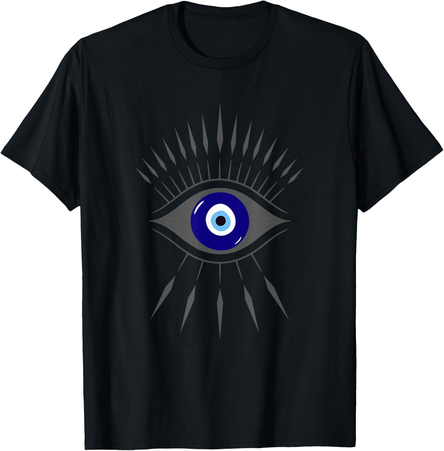 The Evil Eye and Curse Protection Third Eye Graphic T-Shirt - T-Shirt | Black