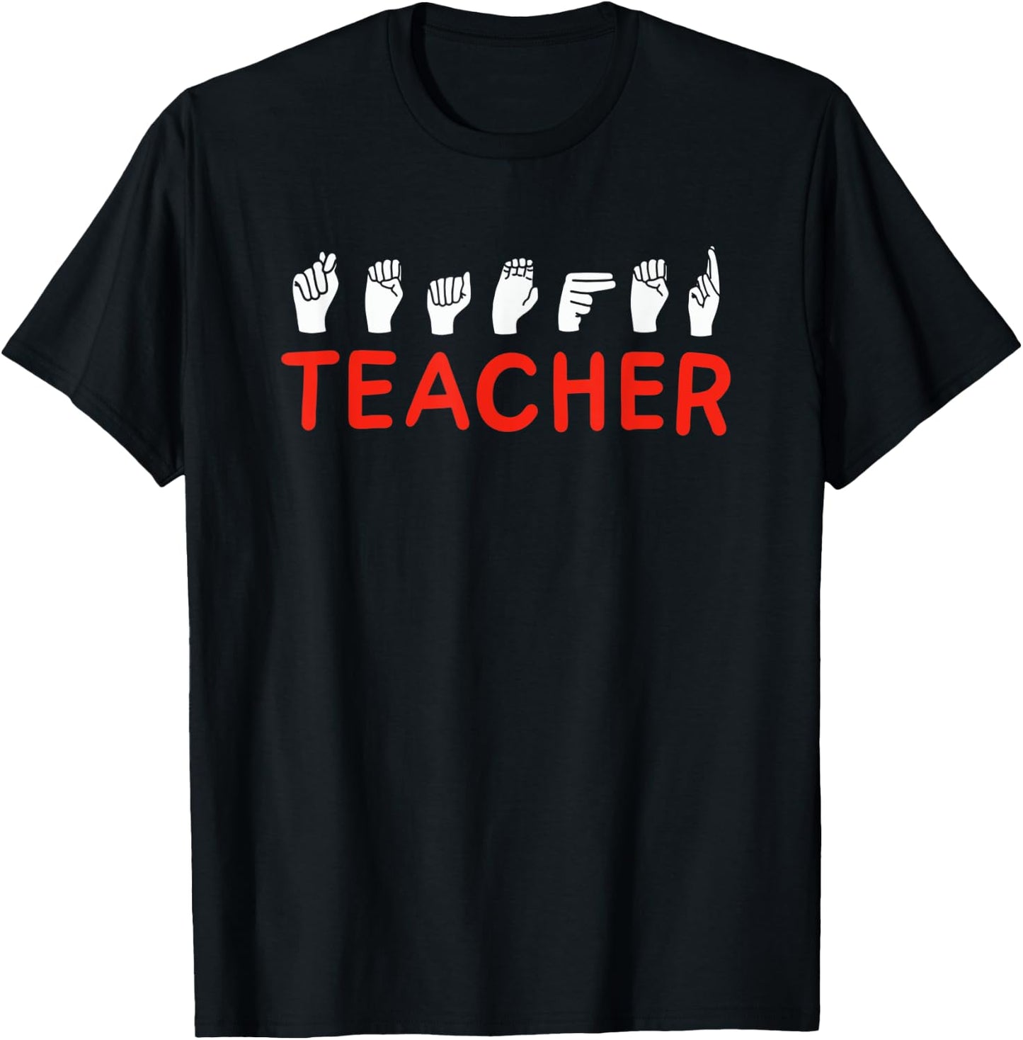 American Sign Language I ASL I Hearing Free I Sign Language T-Shirt - T-Shirt | Black
