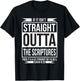 Straight Outta the Ecripturs Christian Believers T-Shirt - T-Shirt | Black