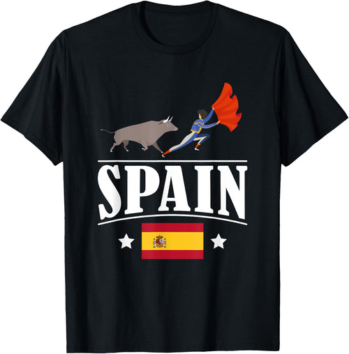 Spain Flag Bull Fighting Spanish