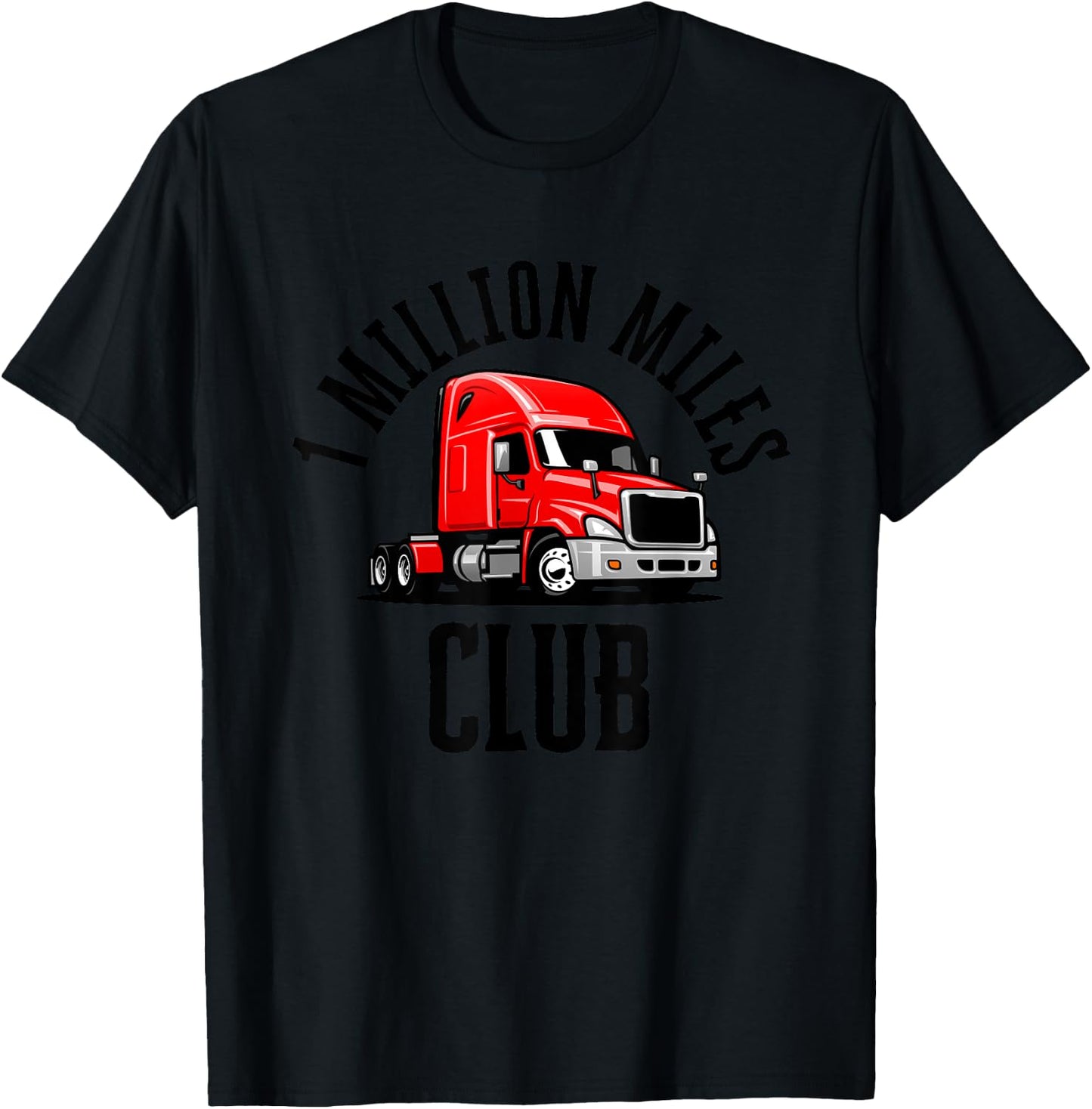 1 Million Miles Club T-Shirt - T-Shirt | Black