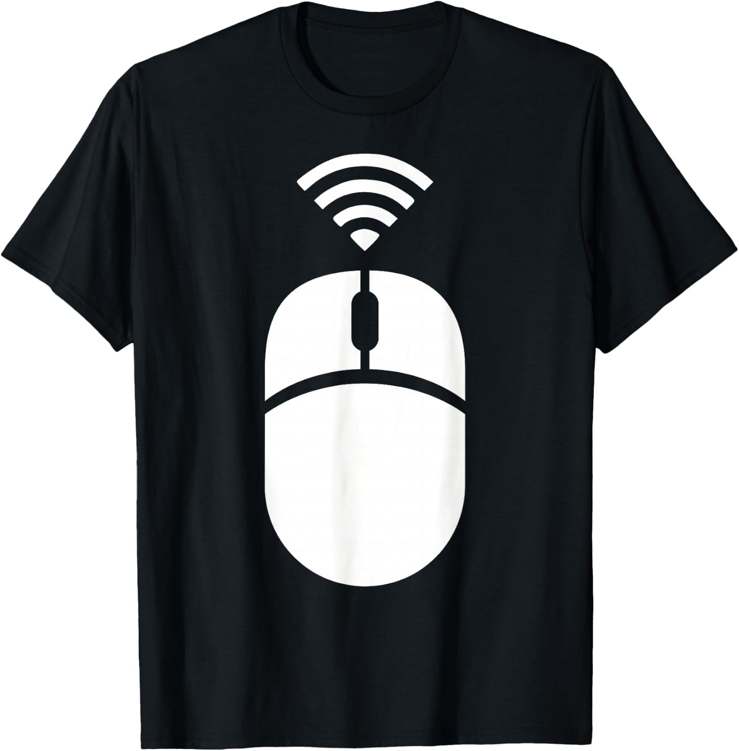 Wireless computer mouse T-Shirt - T-Shirt | Black